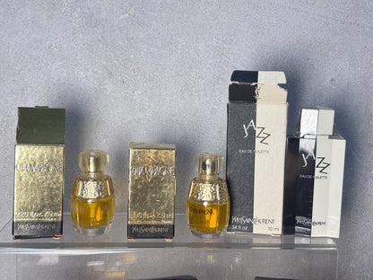 YSL Yves Saint Laurent Jazz Opium Champagne Mini miniature EDT parfum - JUN-A15