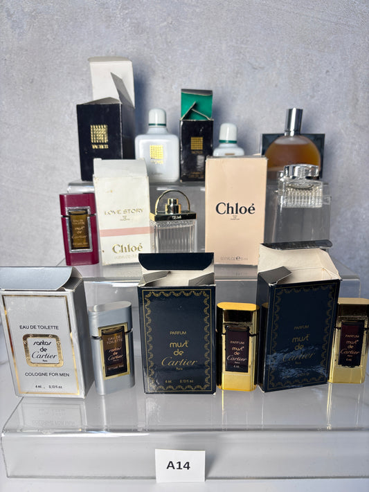 Cartier Chloe Tactics Shiseido Mini miniature EDT parfum - JUN-A14