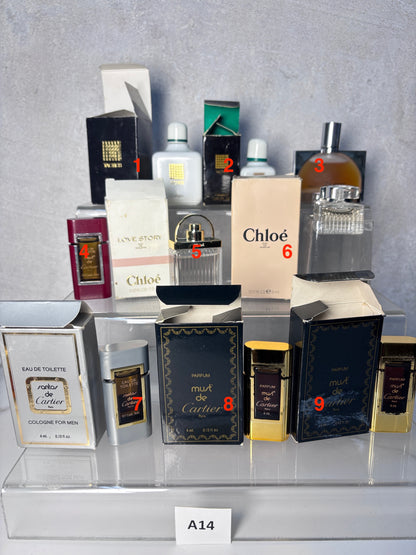 Cartier Chloe Tactics Shiseido Mini miniature EDT parfum - JUN-A14