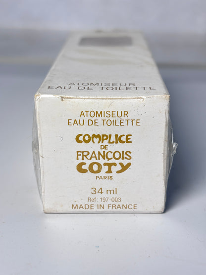 Coty Complice EDT 3.4ml Aromiseur Eau de Toilette - TRE 230626