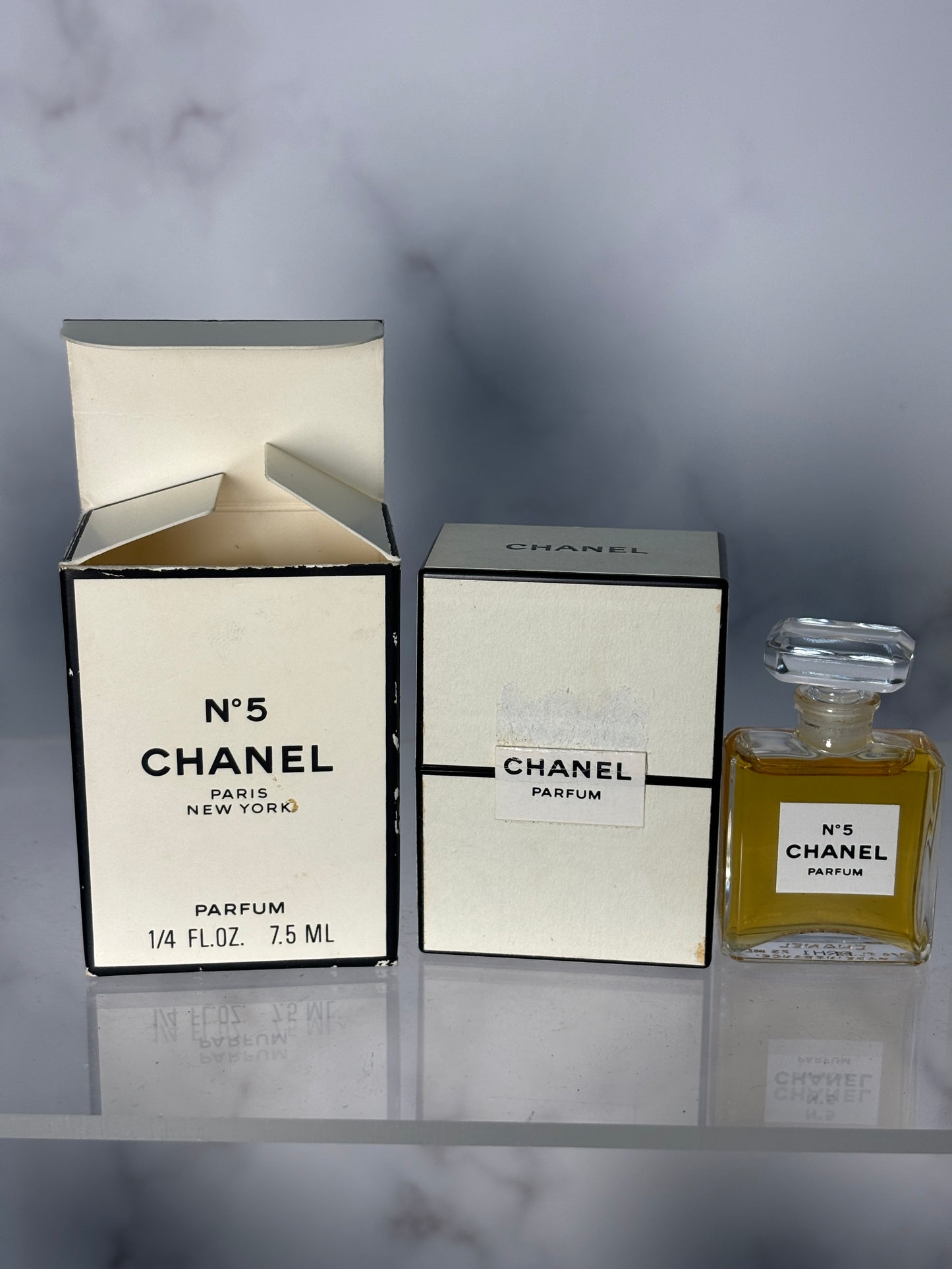 Sealed Chanel No. 5 pure parfum perfume 7ml 70's - 90's - 010824-A