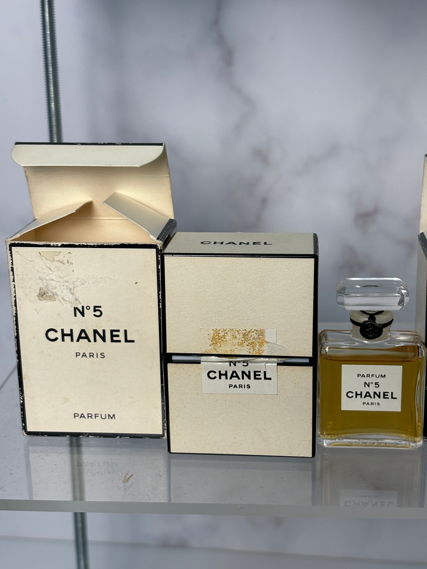 Sealed Chanel No. 5 pure parfum perfume 7ml 70's - 90's - 010824-A