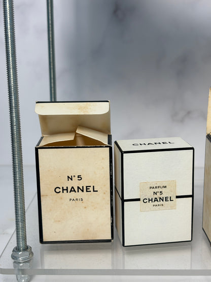 Sealed Chanel No. 5 pure parfum perfume 7ml 70's - 90's - 010824-A