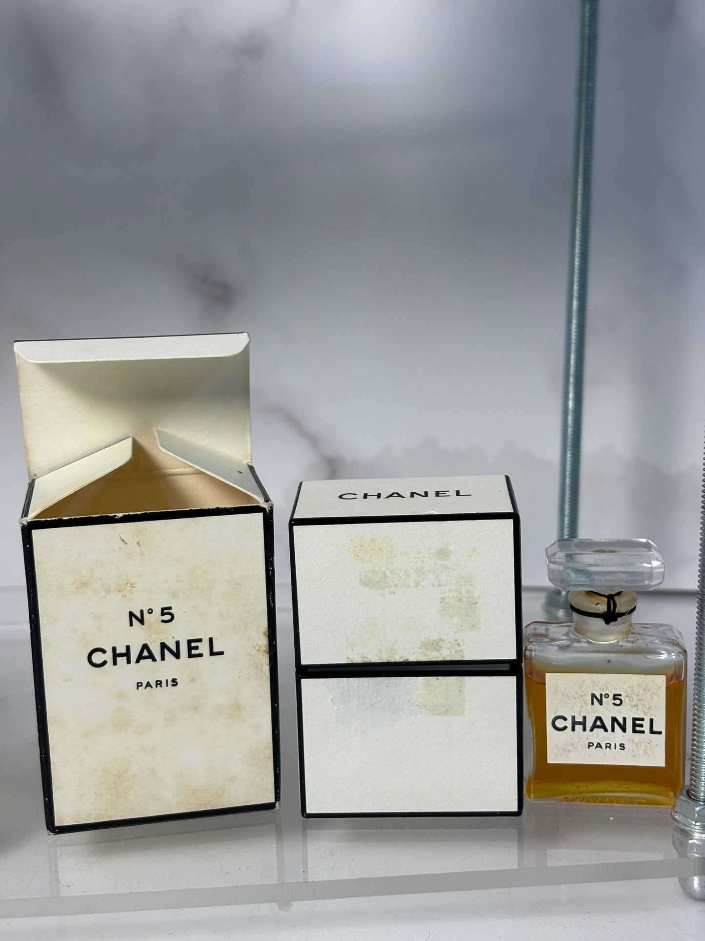 Sealed Chanel No. 5 pure parfum perfume 7ml 70's - 90's - 010824-A