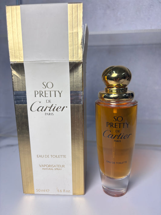 Cartier So Pretty 50ml 1.7 oz Eau de Toilette EDT  - TRE 230627