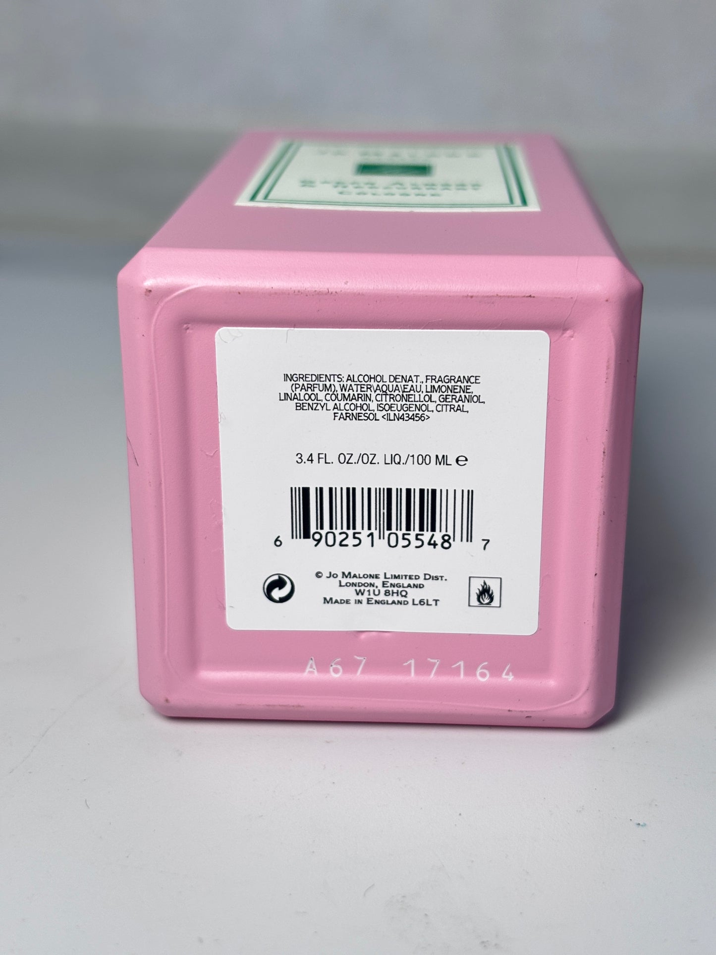 Jo Malone London 100ml 3.4 oz Cologne EDC  - TRE 230627