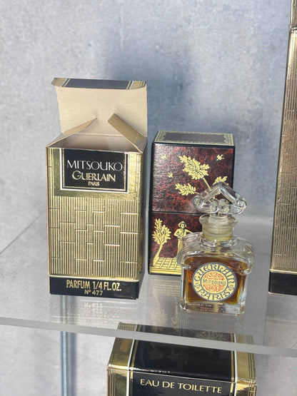 Rare Guerlian Mitsouko Parfum 7.5ml, 30ml EDT Champs-Elysees 50ml 1.7 oz