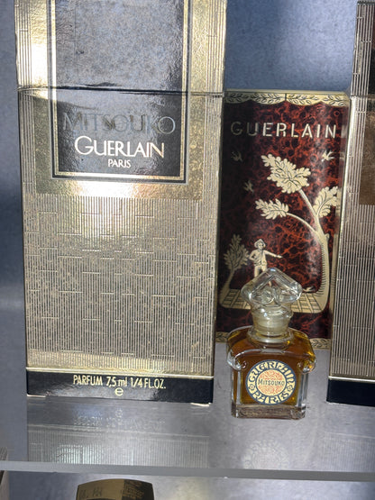 Rare Guerlian Mitsouko Parfum 7.5ml, 30ml EDT Champs-Elysees 50ml 1.7 oz