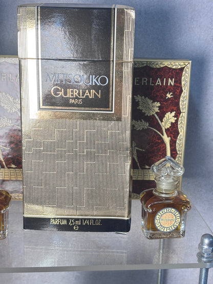 Rare Guerlian Mitsouko Parfum 7.5ml, 30ml EDT Champs-Elysees 50ml 1.7 oz
