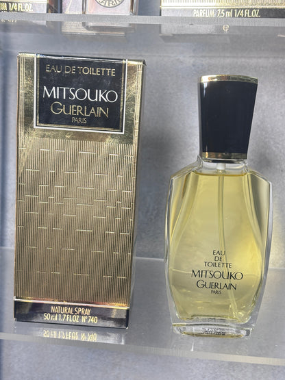 Rare Guerlian Mitsouko Parfum 7.5ml, 30ml EDT Champs-Elysees 50ml 1.7 oz