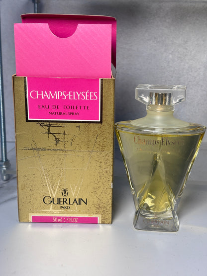 Rare Guerlian Mitsouko Parfum 7.5ml, 30ml EDT Champs-Elysees 50ml 1.7 oz