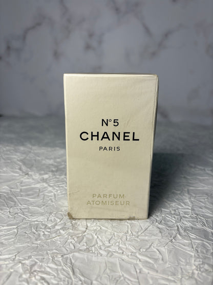 Sealed Chanel No. 5 10ml 1/3 oz Parfum perfume 70's    - 040824