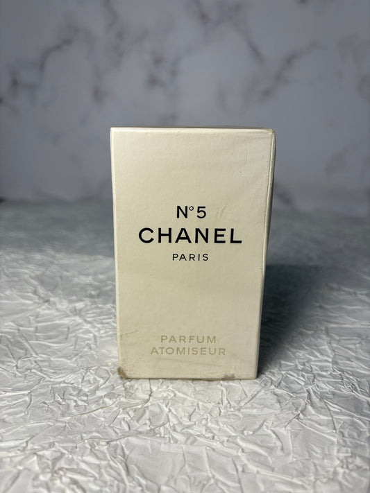 Sealed Chanel No. 5 10ml 1/3 oz Parfum perfume 70's    - 040824