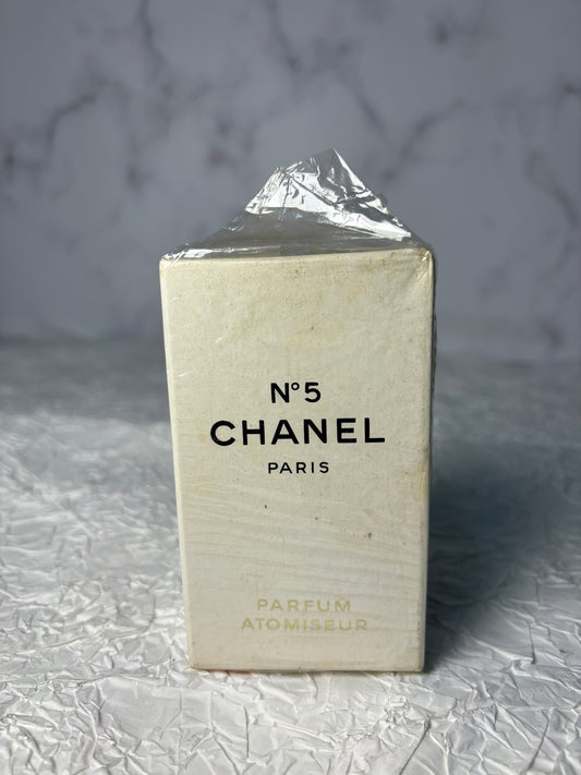 Sealed Chanel No. 5 10ml 1/3 oz Parfum perfume 80's    - 040824