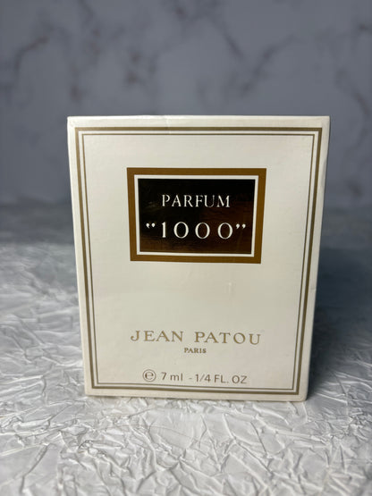 Sealed Jean Patou 1000 7ml 1/4 oz Parfum  perfume   - 040824