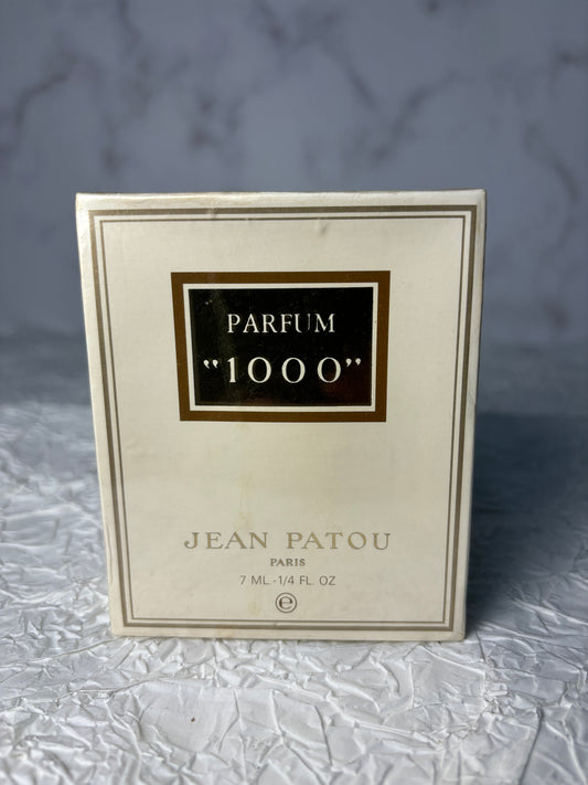 Sealed Jean Patou 1000 7ml 1/4 oz Parfum  perfume   - 040824