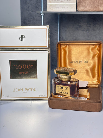 Jean Patou 1000 7.5ml , 15ml Parfum Perfume 1/4 oz  1/2 oz - TRE 160725