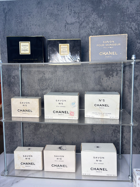 Chanel COCO SAVON Soap Pour Monsieur No. 5 No. 19 ETUI VOYAGE 150g 100g 75g