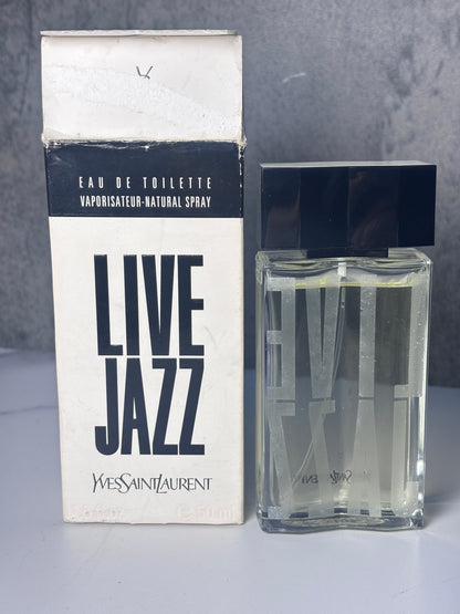 YSL Yves Saint Laurent Live Jazz 50ml 1.7 oz eau de toilette EDT  - PIN 110925