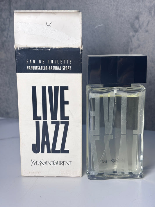 YSL Yves Saint Laurent Live Jazz 50ml 1.7 oz eau de toilette EDT  - PIN 110925