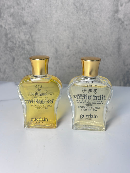 Guerlain - Unisex Mitsouko & Vol de Nuit Eau de Cologne EDC 15ml   - INSTOCK 110925