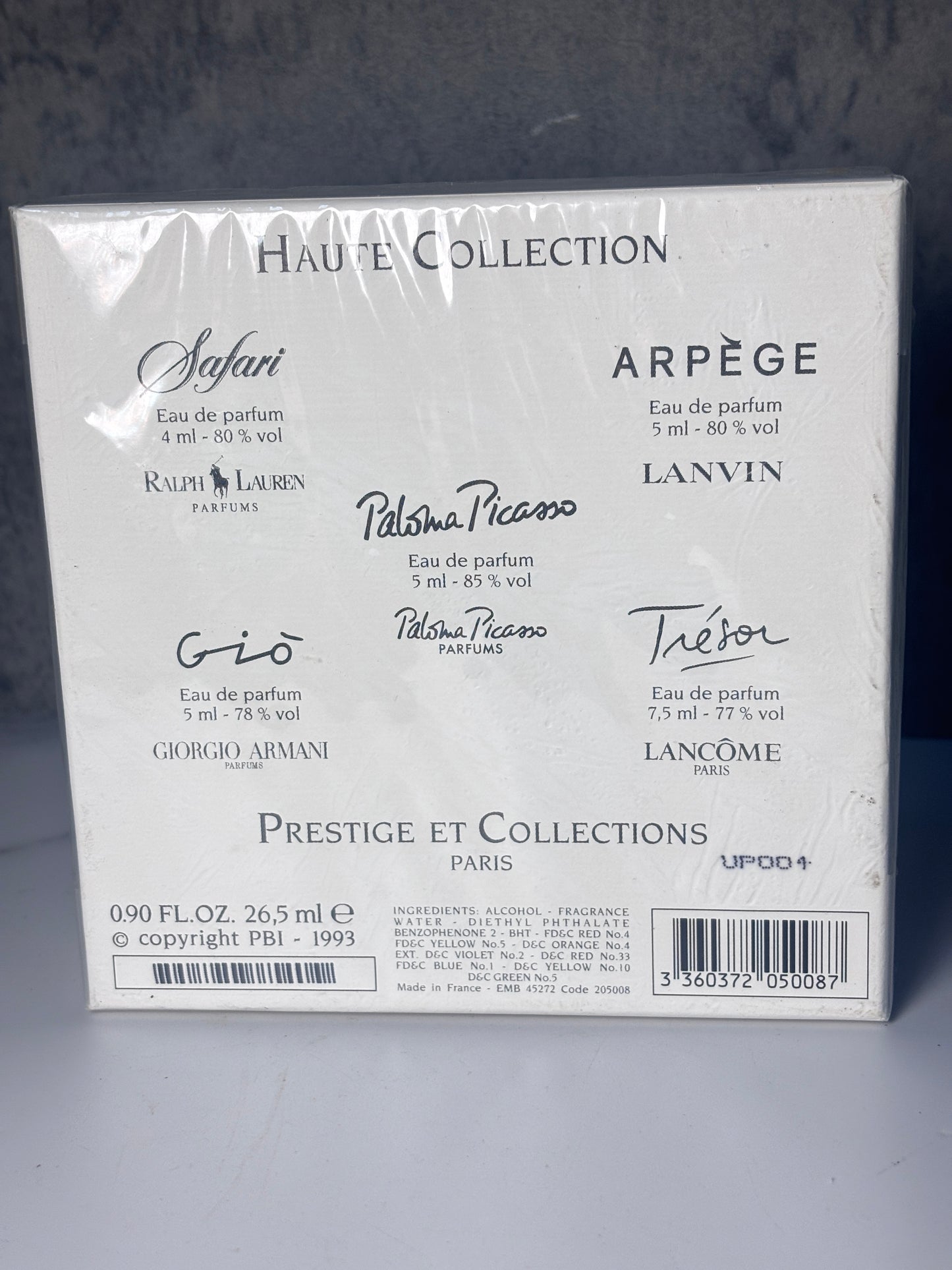 Haute Collection - Unisex Haute Collection Eau de Parfum EDP 5 items   - INSTOCK 110925