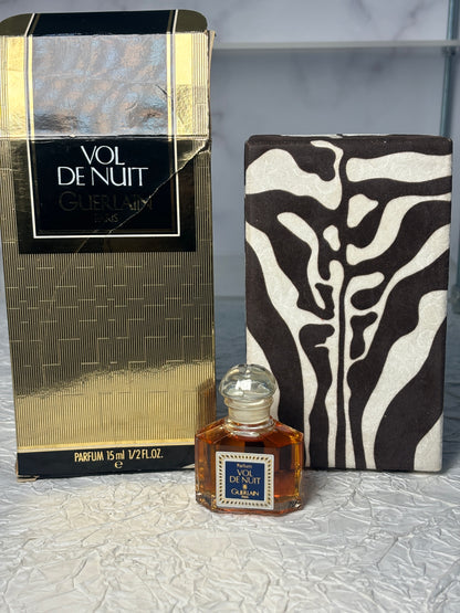 Rare Sealed Guerlain 15ml 1/2 oz Vol de nuit Parfum perfume with box   - 181024-4