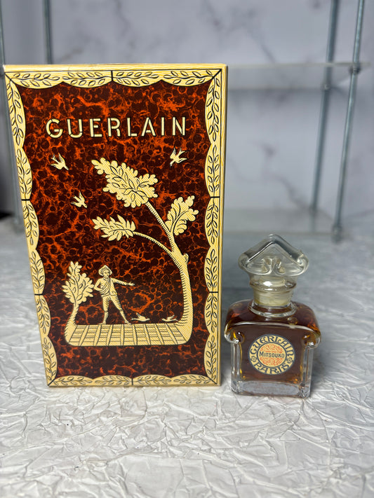 Rare Sealed Guerlain 15ml 1/2 oz Mitsouko Parfum perfume with box   - 181024-5