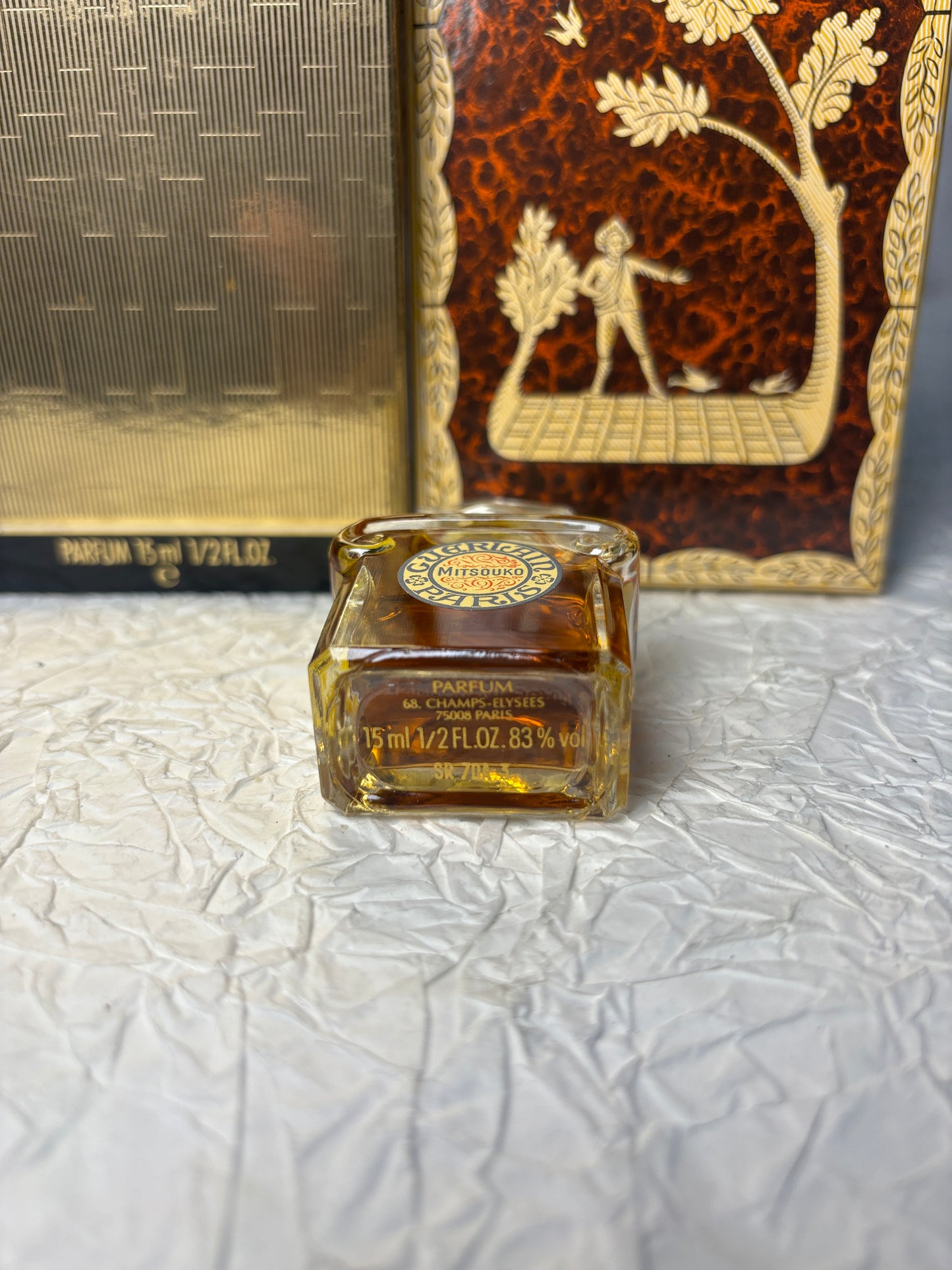 Rare Sealed Guerlain 15ml 1/2 oz Mitsouko Parfum perfume with box   - 181024-14