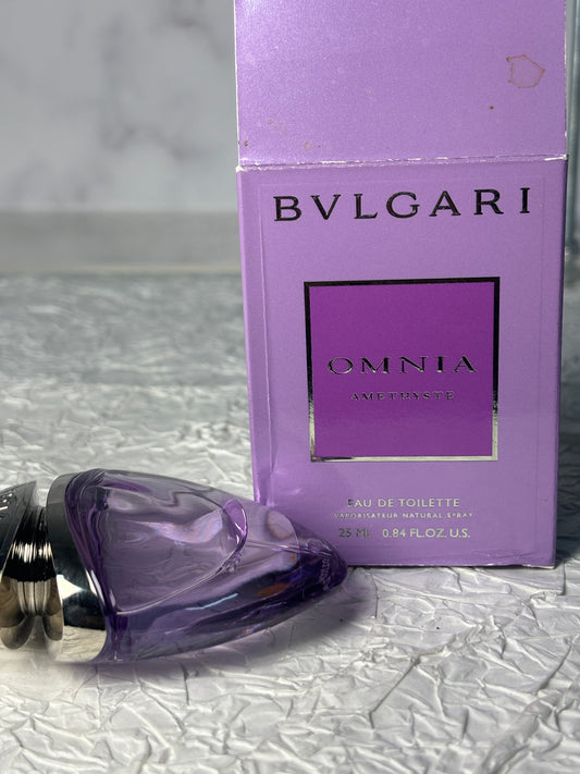 Rare  BVLGARI  25 ml 0.84 oz  Eau de Toilette OMNNIA perfume    - 181024-39