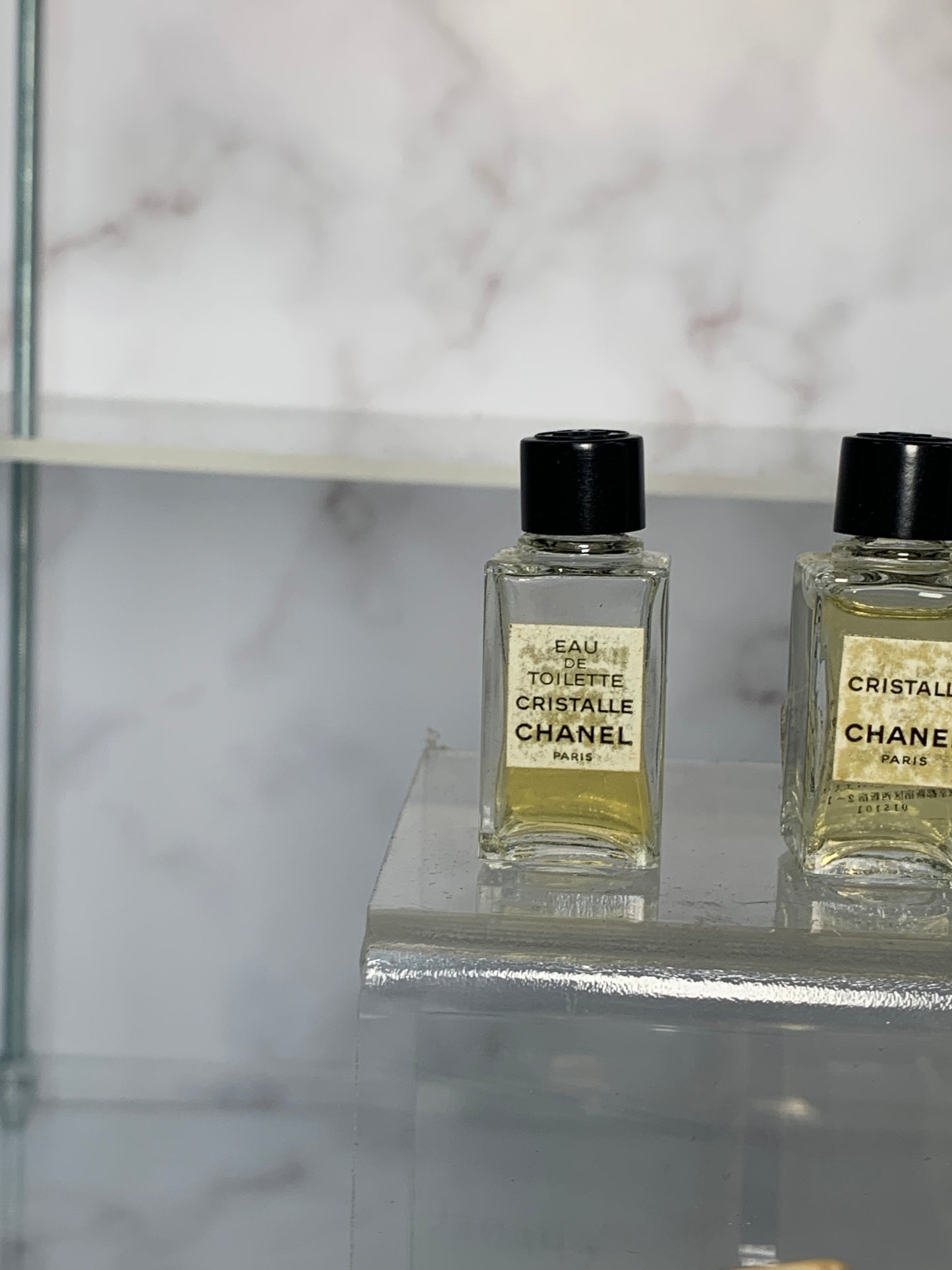 Vintage Chanel chance coco no.5 cristalle pour monsieur edt perfume 4ml - 7.5ml