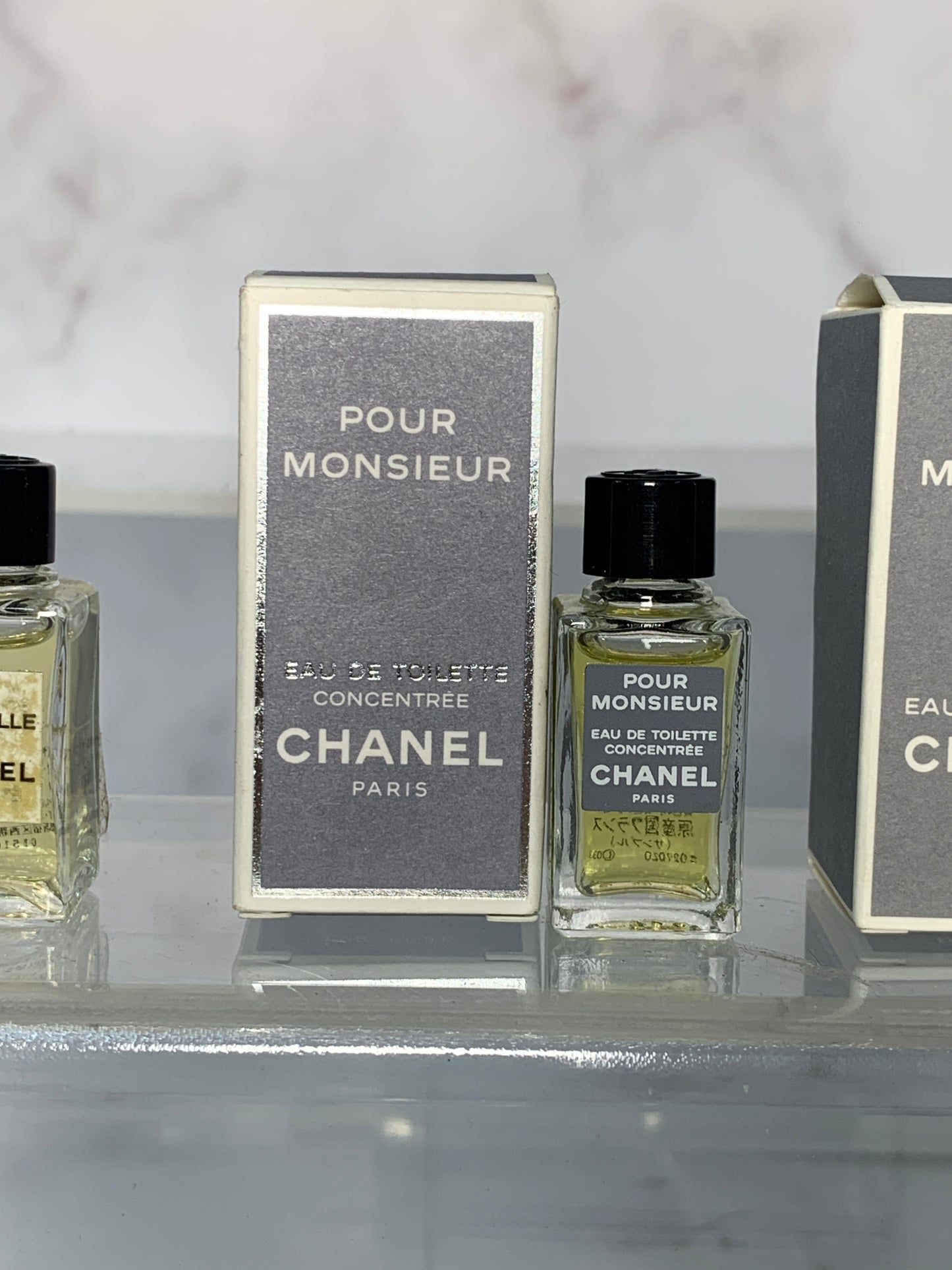 Vintage Chanel chance coco no.5 cristalle pour monsieur edt perfume 4ml - 7.5ml