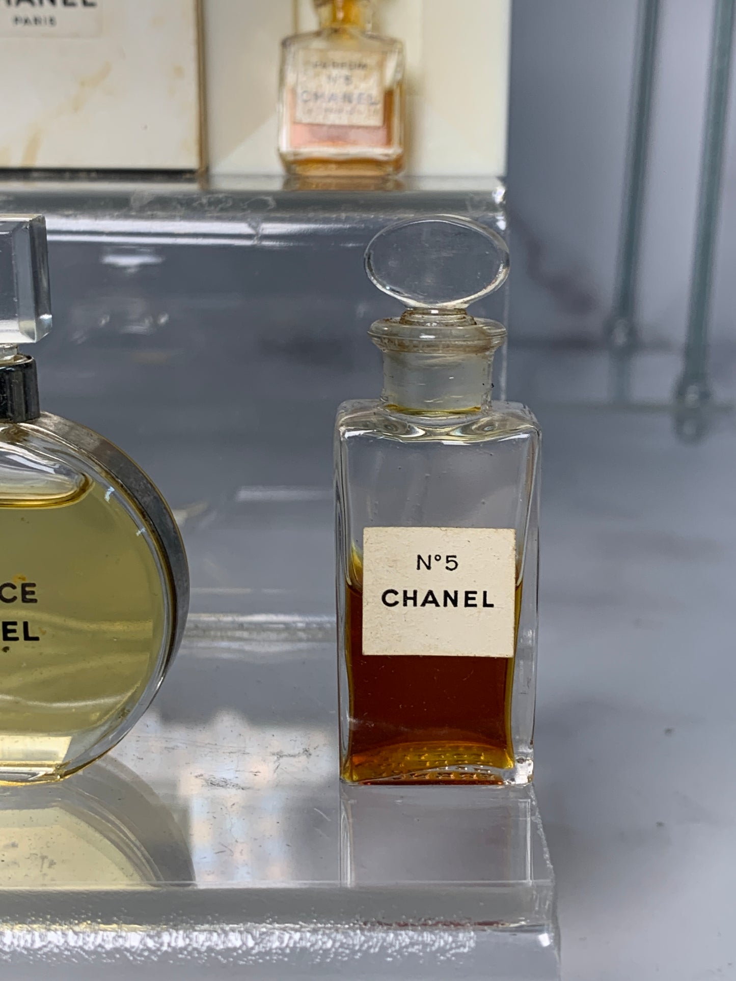 Vintage Chanel chance coco no.5 cristalle pour monsieur edt perfume 4ml - 7.5ml