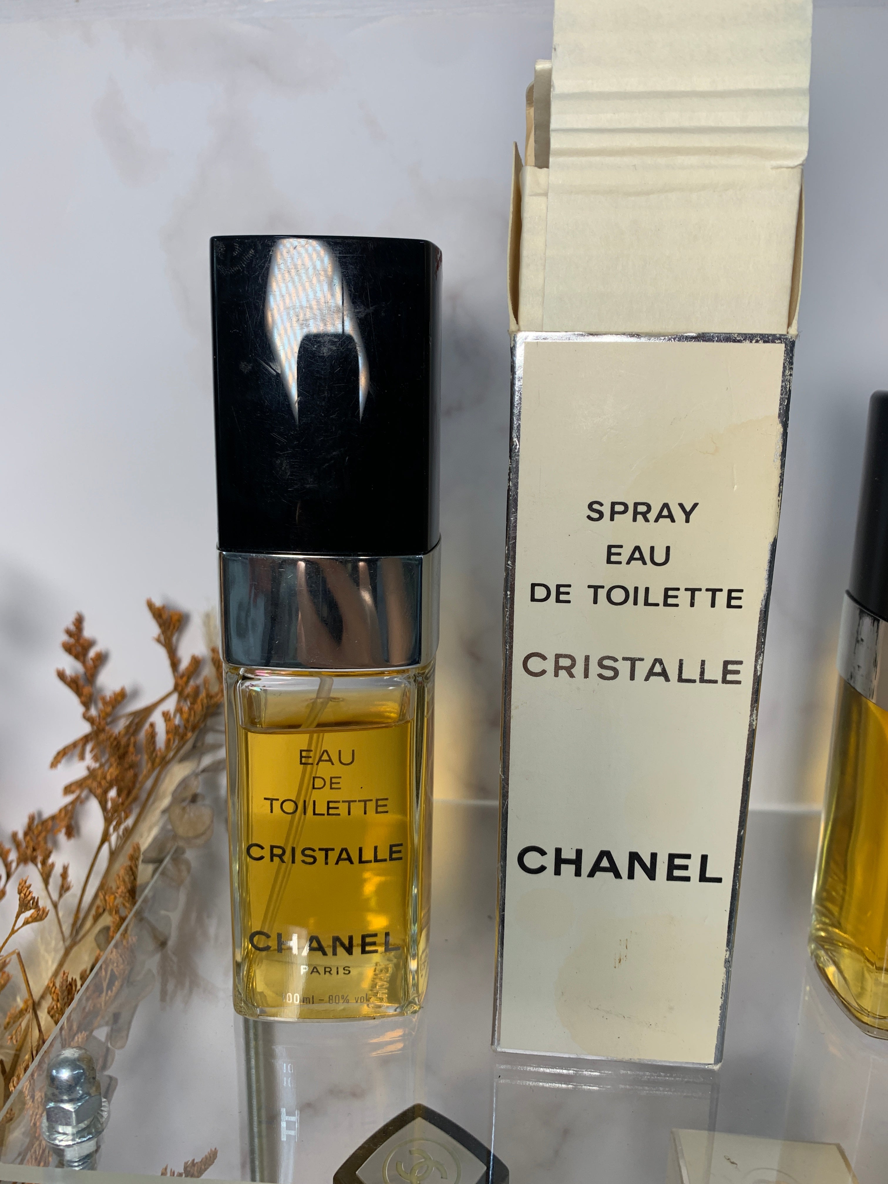 Rare Chanel Cristalle Eau de Toilette EDT 100ml 59ml 50ml 19ml - 04112 –  Trendyground