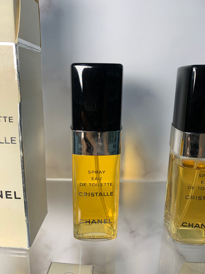 Rare Chanel Cristalle Eau de Toilette EDT 100ml 59ml 50ml 19ml - 041123