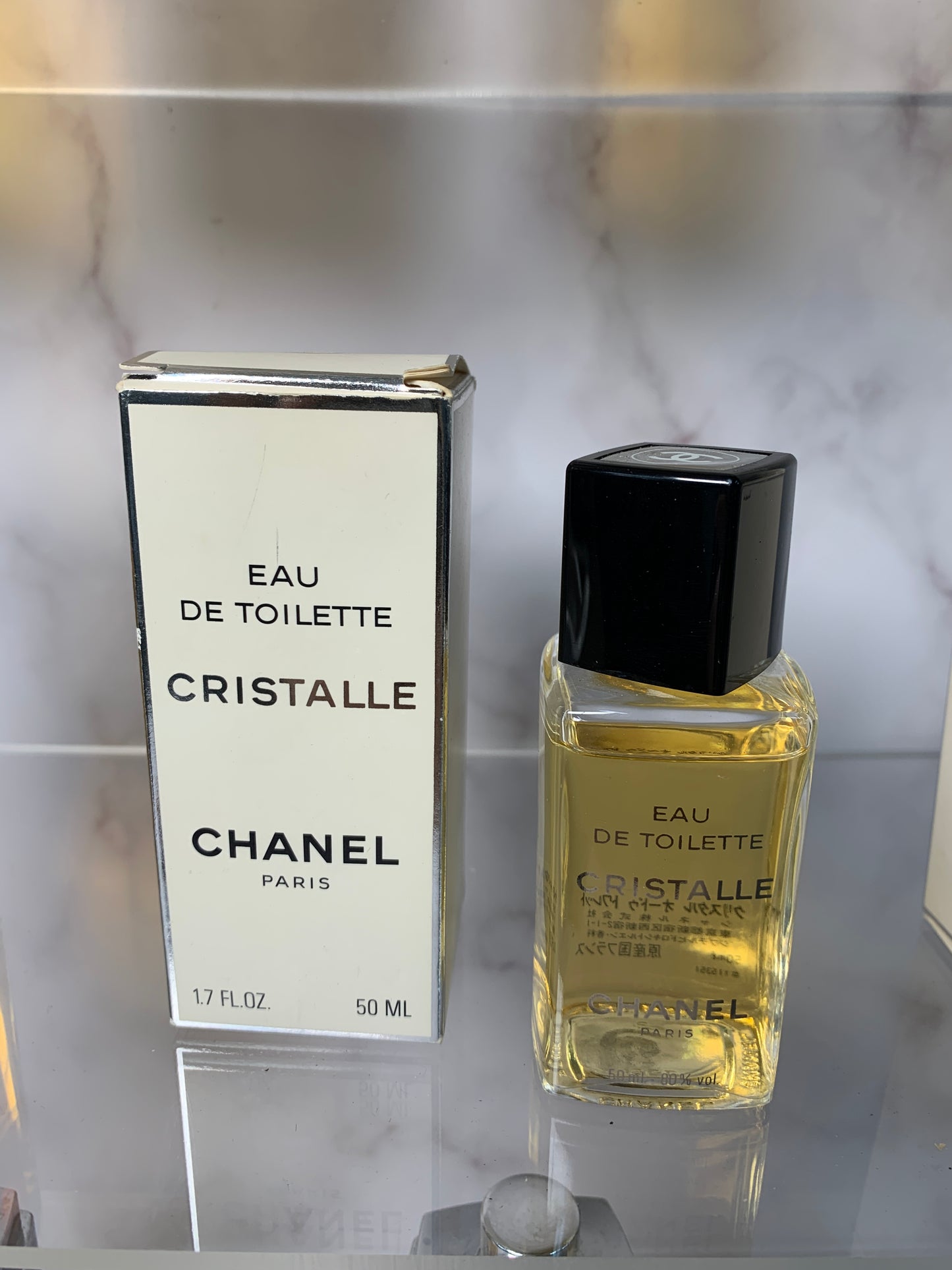 Rare Chanel Cristalle Eau de Toilette EDT 100ml 59ml 50ml 19ml - 041123