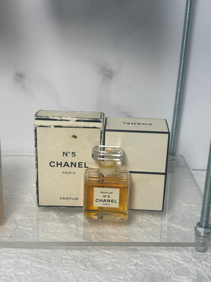 Chanel No. 5 7ml 1/4 oz Parfum Perfume 70's to 90's 221123-G