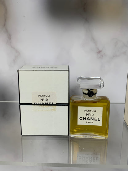 Rare Chanel No. 19 14ml 1/2 oz Parfum Perfume - 041123 B