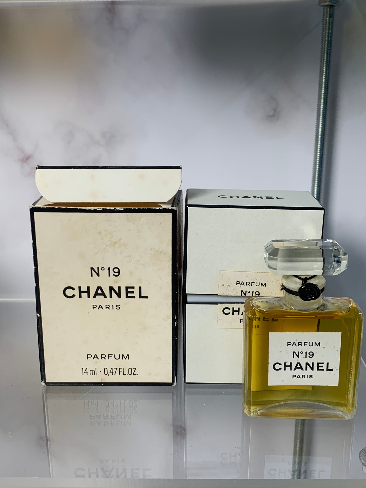 Rare Chanel No. 19 14ml 1/2 oz Parfum Perfume - 041123 B