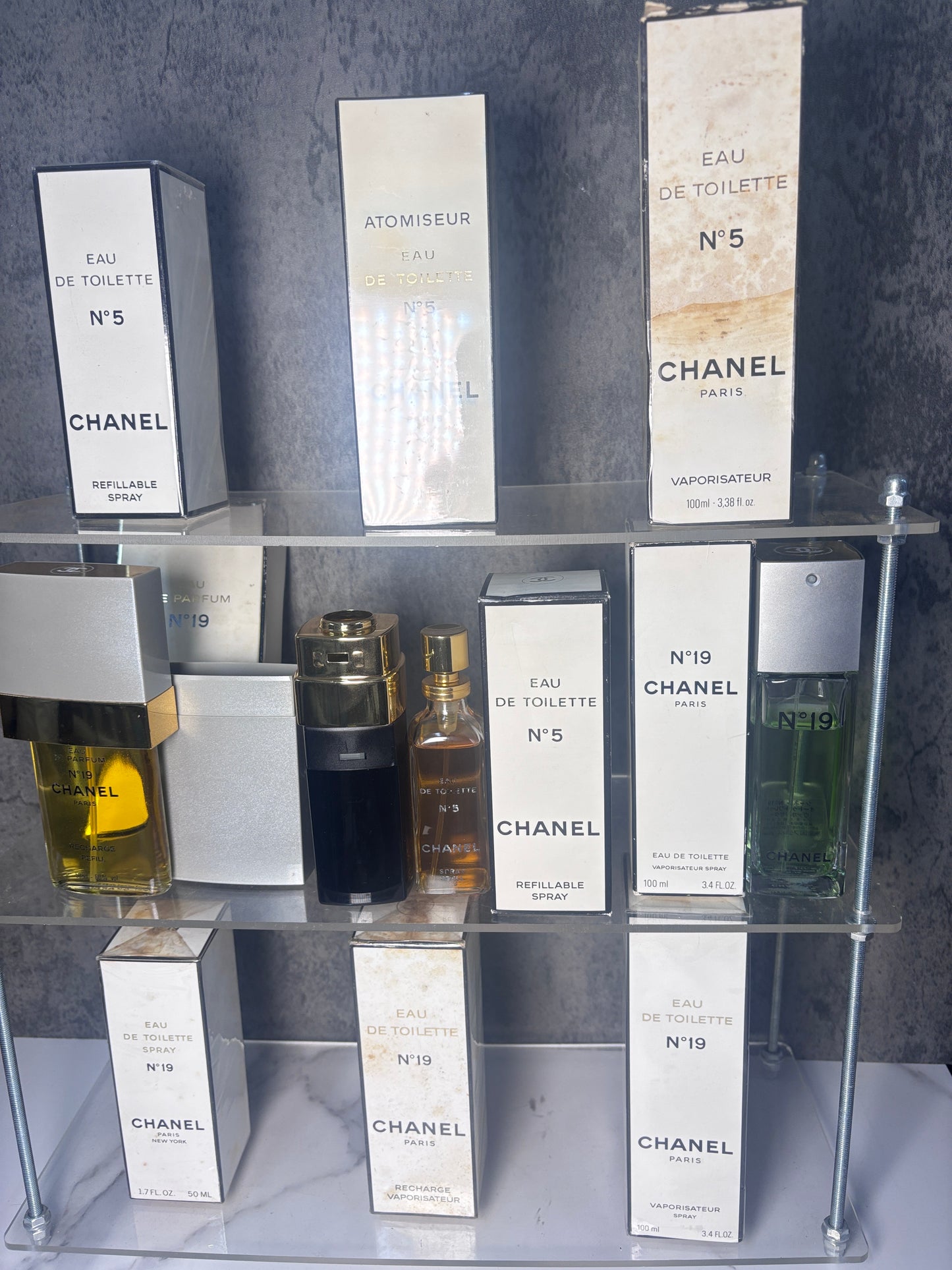 Chanel No. 5 No. 19 EDT 100ml 3.4 oz EDP 50ml 1.7 oz - TRE 121025