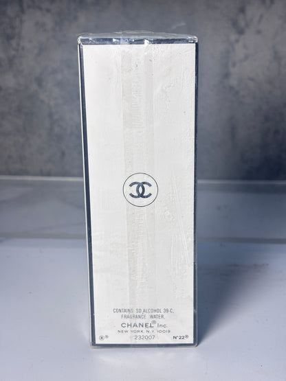 Rare sealed Chanel No. 22 Eau de toilette EDT 50ml 1.7 oz - TRE 201025