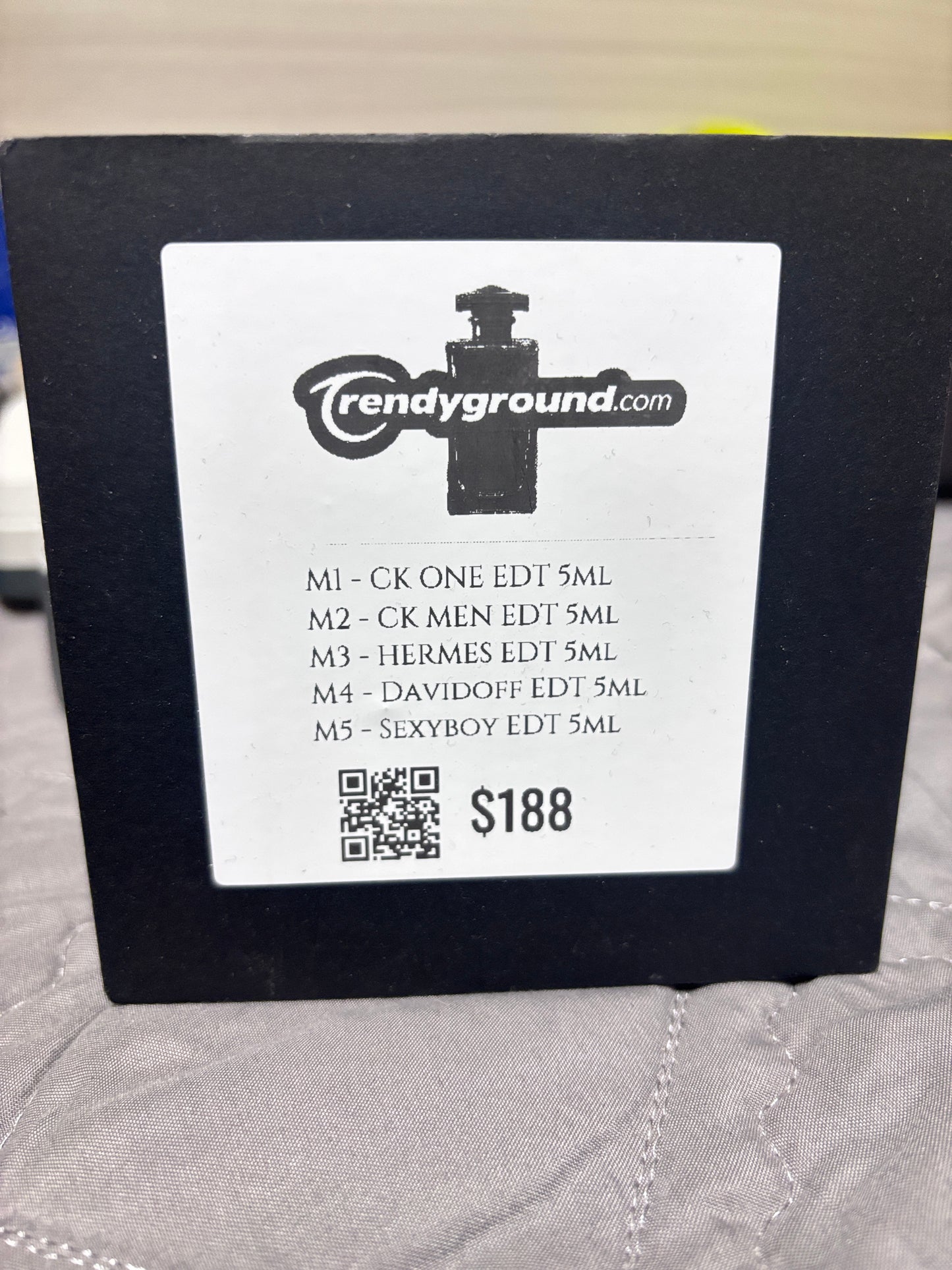 Men Travel Sprayer set 5ml x 5 for five random Men EDT 分裝瓶