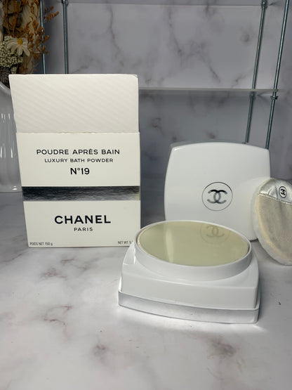 Sealed Poudre apres bain luxury bath powder Chanel No. 19 150g 5.3 oz - 221123