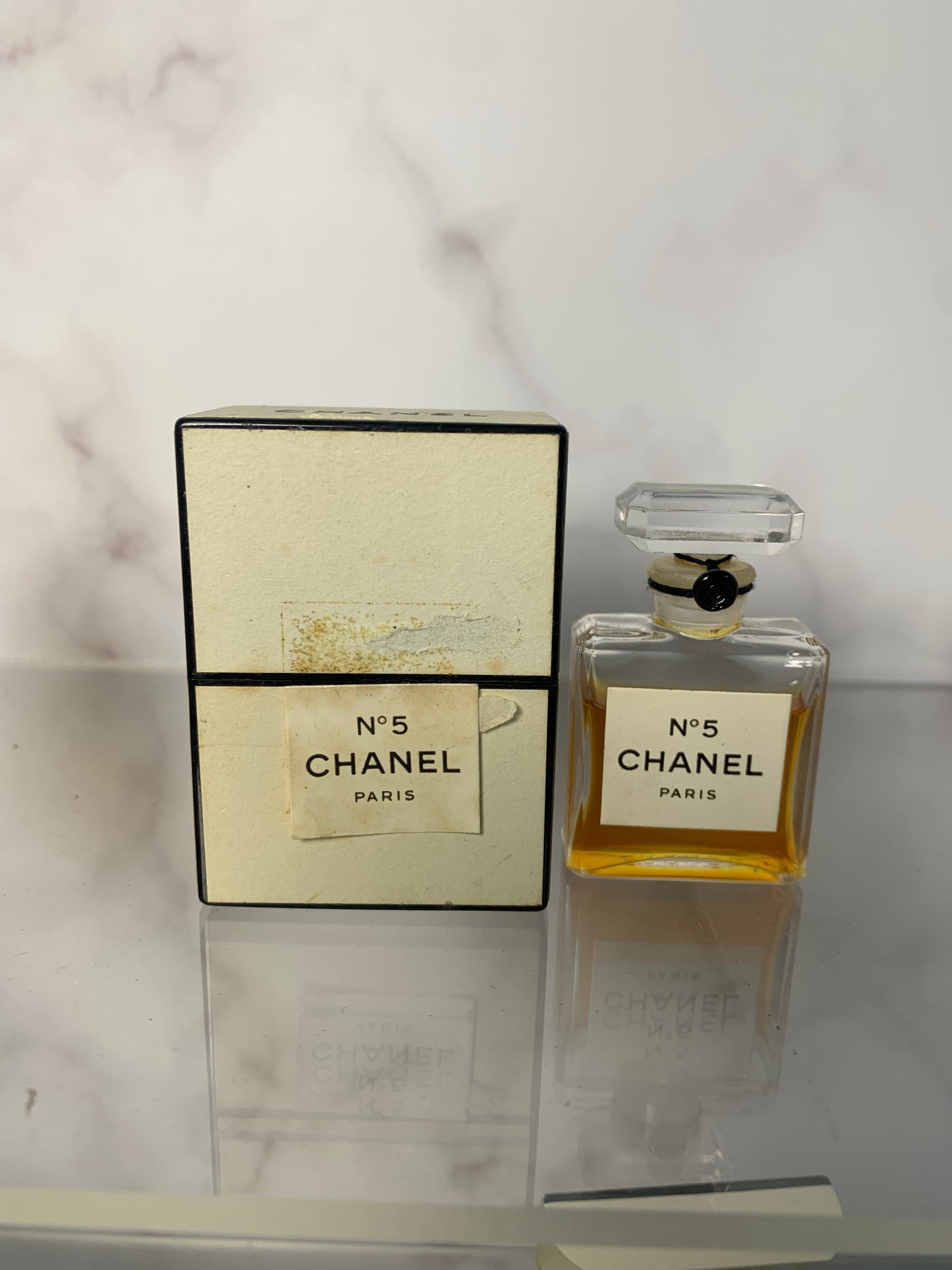 Rare Chanel No. 5 parfum perfume 7.5ml 1/4 oz - 221123