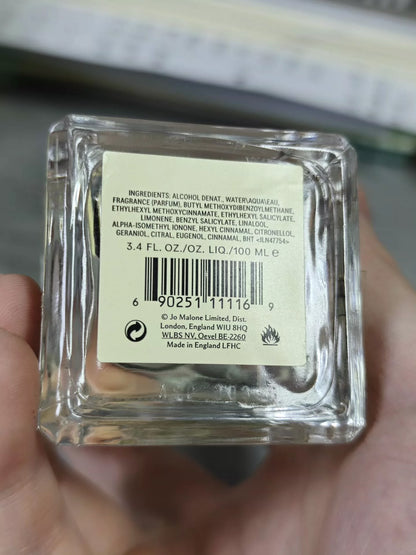 120625-134 JO MALONE Eau de Cologne EDC 100ml 3.4oz