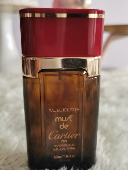 151025-64 Cartier Must 50ml 1.7oz EDT eau de toilette