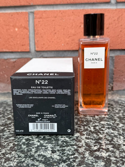 250525-82 Chanel No 22 edt 75ml 2.5oz eau de toilette