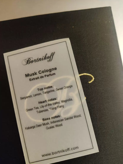 190426-72 bortnikoff musk Cologne 50ml 1.7 oz