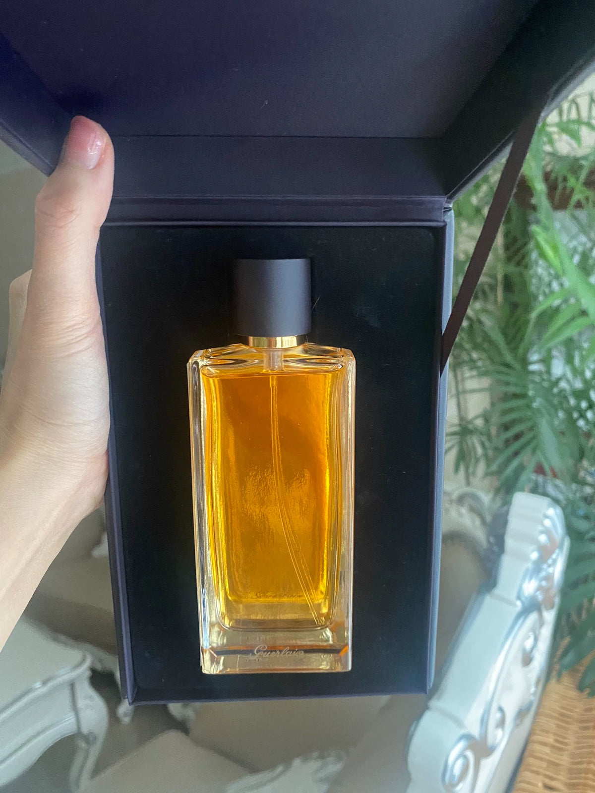 051026-23 Guerlain Salon Turkish Rose Old Edition Leather Box Collector 75ML 2.5 oz