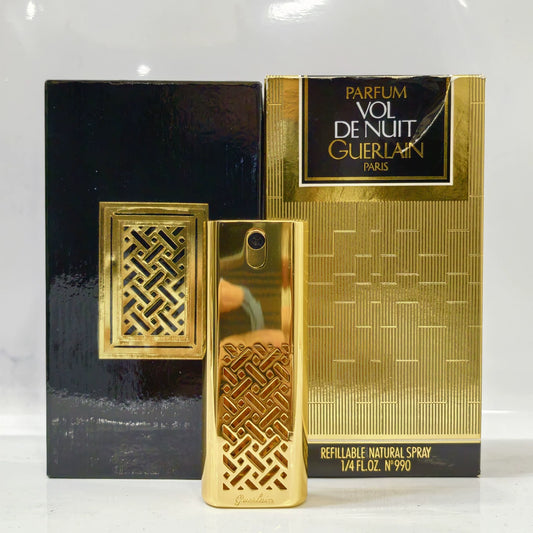 070525-76 Guerlain Vol de Nuit Parfum Perfume 8ml 1/4 oz